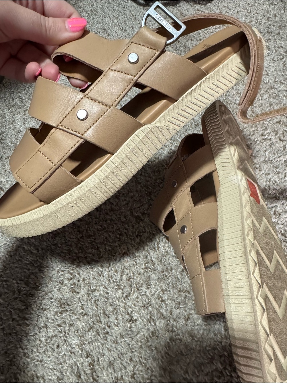 Sorel ONA AVE Slingback Flat Sandal - Picture 8 of 9